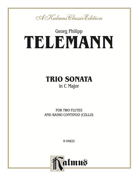 Cover image for book Trio Sonata in C Major: For Two Flutes and Basso Continuo (Cello)