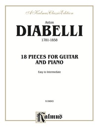 Cover image: 18 Pieces for Guitar and Piano (Easy to Intermediate) 1st edition 9780769269610
