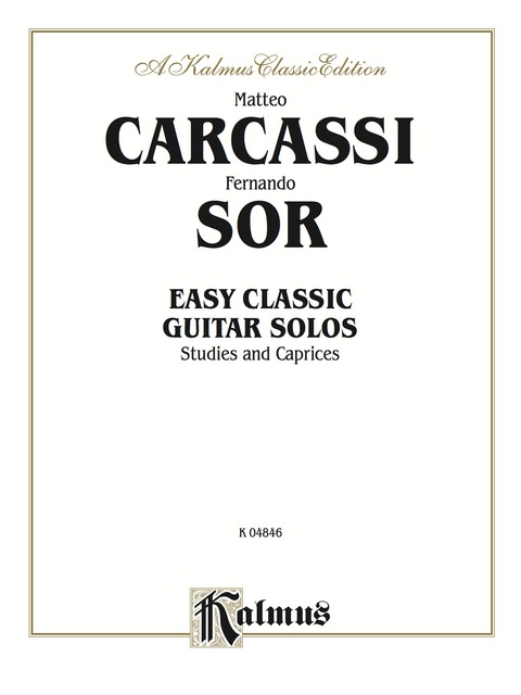Cover image for book Easy Classic Guitar Solos: Studies and Caprices