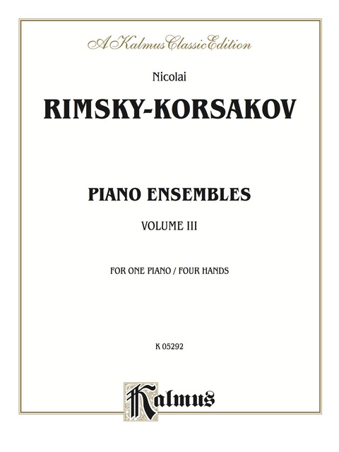 Cover image for book Piano Duets, Volume III: Piano Duo/Duet (1 Piano, 4 Hands)