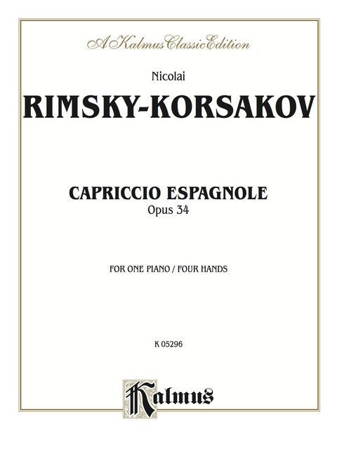 Cover image for book Capriccio Espagnole: Piano Duo/Duet (1 Piano, 4 Hands)