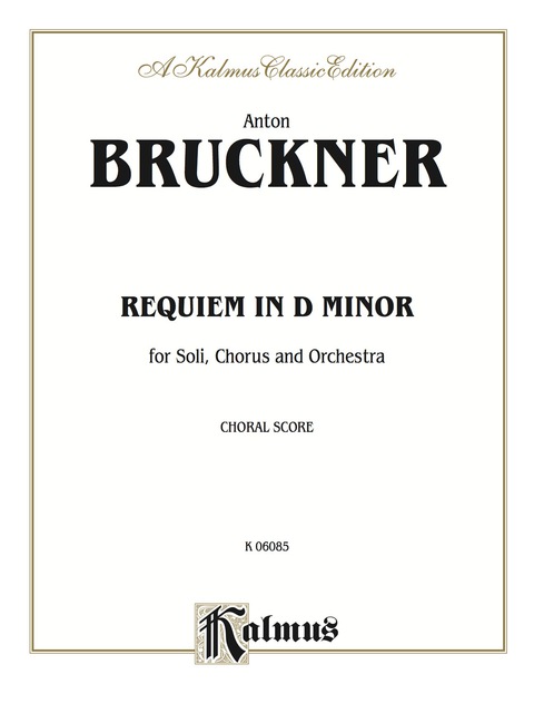 Cover image for book Requiem in D Minor: For SATB Solo, SATB Chorus/Choir and Orchestra with Latin Text (Choral Score)