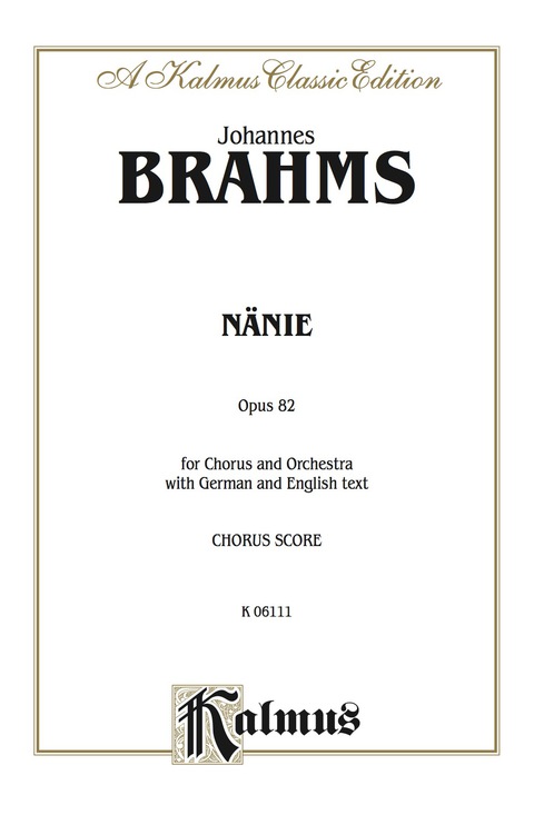 Cover image for book Nanie-Nenia: SATB Choral Extended Work