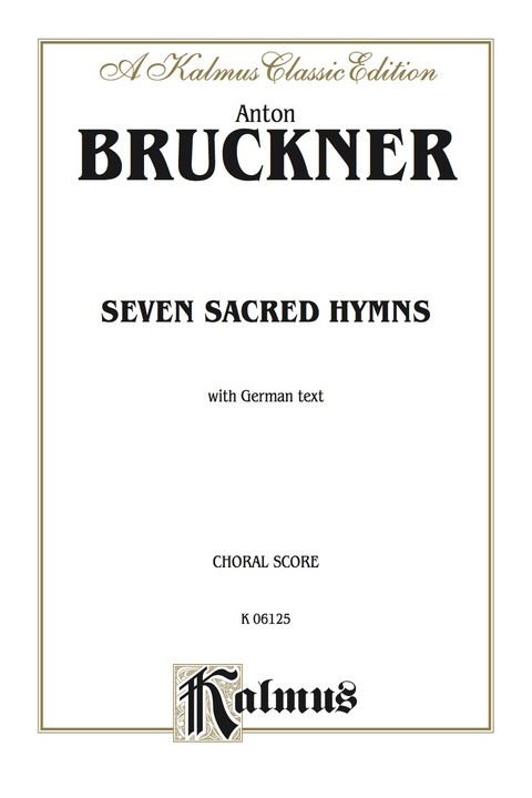 Cover image for book Seven Sacred Hymns: For SATB Chorus/Choir with German Text