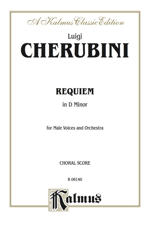 Cover image for book Requiem in D Minor: For TTBB Chorus/Choir and Orchestra with Latin Text (Choral Score)