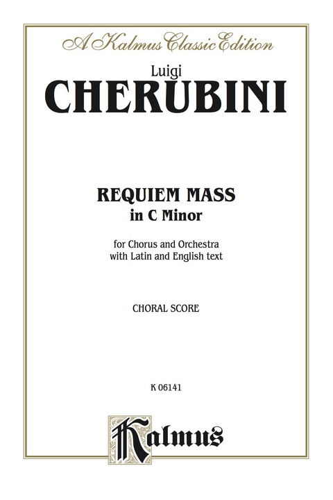 Cover image for book Requiem Mass in C Minor: For SATB Chorus/Choir and Orchestra with Latin and English Text (Choral Score)