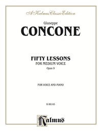 Cover image: Fifty Lessons, Opus 9: For Medium Voice and Piano 1st edition 9780769269221