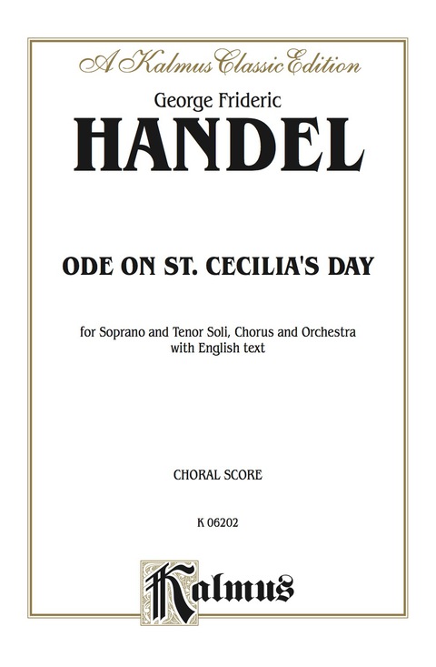 Cover image for book Ode to St. Cecilia: SATB with ST Soli Choral Worship Cantata