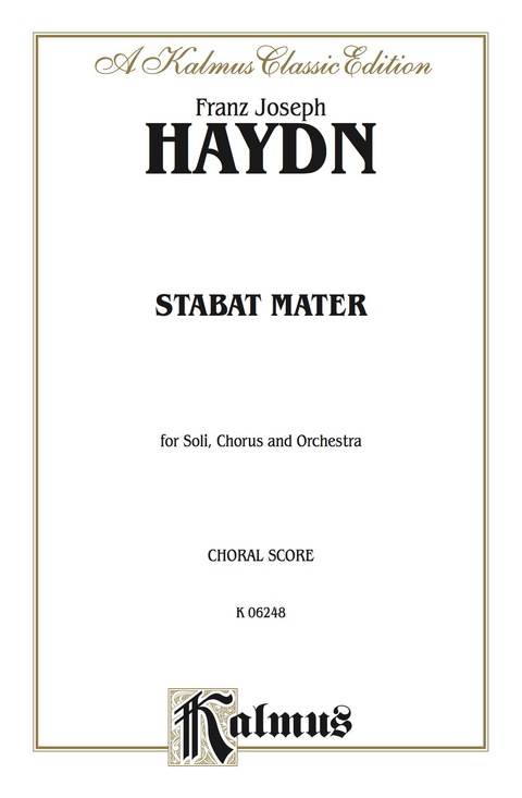 Cover image for book Stabat Mater: For SATB Solo, SATB Chorus/Choir and Orchestra with Latin Text (Choral Score)