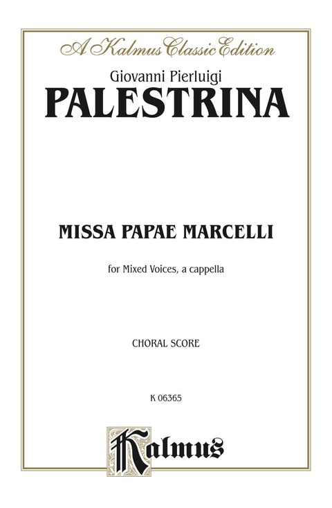 Cover image for book Missa Papae Marcelli: For SAATTB, A Cappella Chorus/Choir with Latin Text (Choral Score)