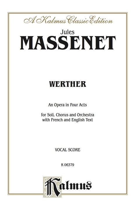 Cover image for book Werther: Vocal (Opera) Score