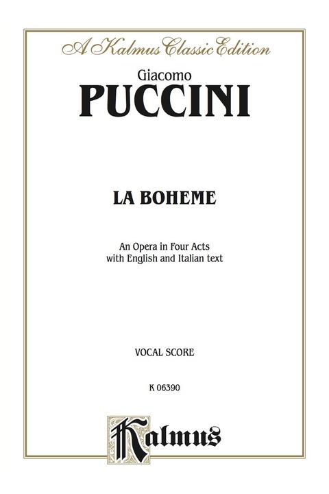 Cover image for book La Boheme: Opera Vocal Score