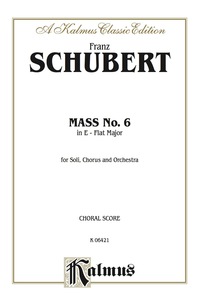 Cover image: Mass in E-flat Major: SATB divisi with SATB Soli Choral Worship Cantata 1st edition 9780769245089
