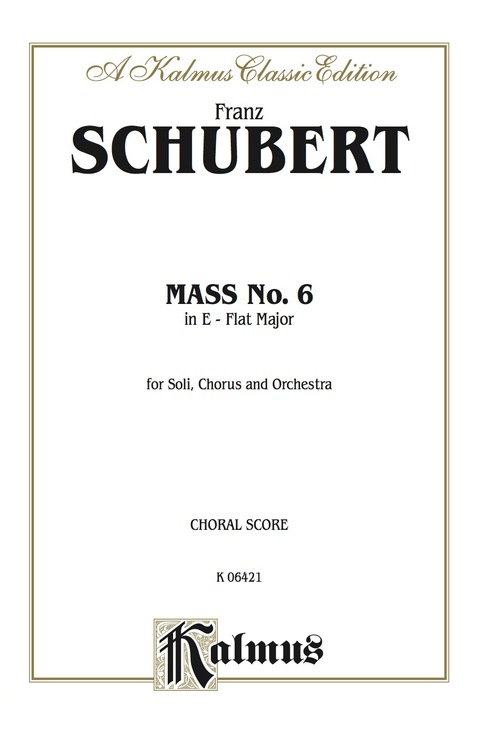 Cover image for book Mass in E-flat Major: SATB divisi with SATB Soli Choral Worship Cantata