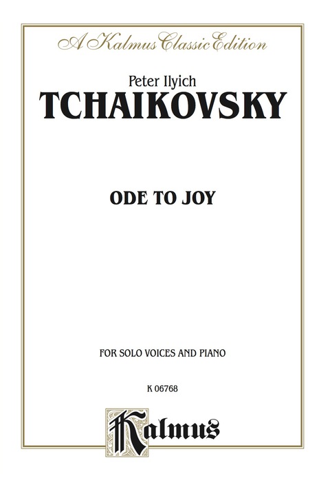 Cover image for book Ode to Joy: For SATB Solo, SATB Chorus/Choir and Piano with Russian Text (Choral Score)