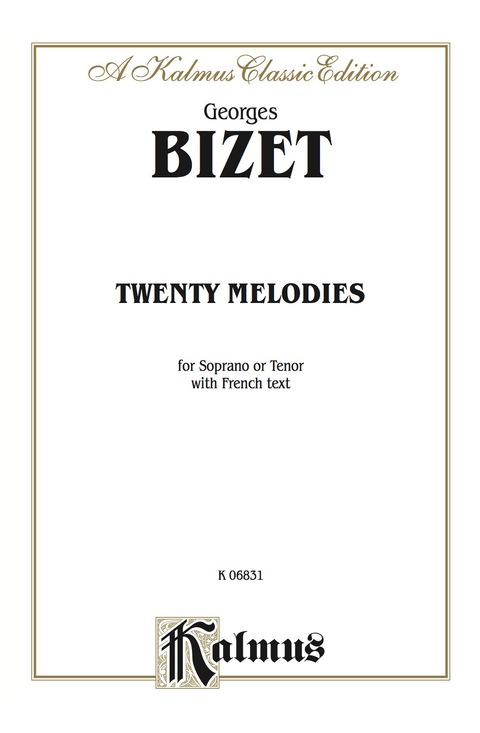 Cover image for book Twenty Melodies for Soprano or Tenor: With French Text