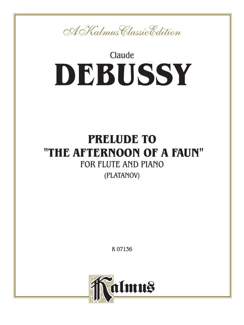 Cover image for book Prelude to "Afternoon of a Faun": For Flute Solo