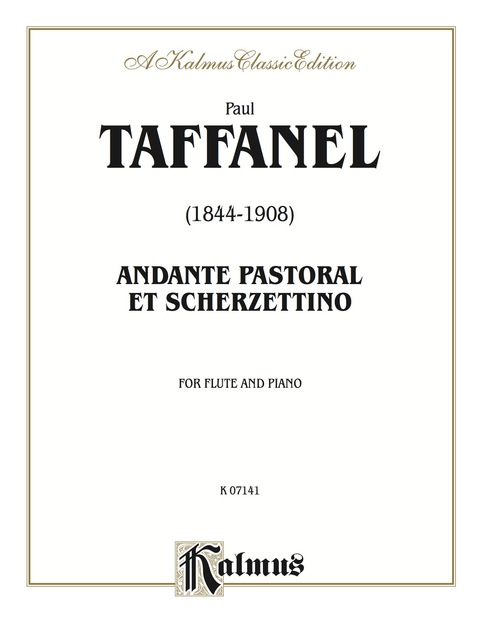 Cover image for book Andante Pastoral and Scherzettino: For Flute Solo