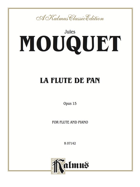 Cover image for book La Flute de Pan, Op. 15: Flute Solo with Piano