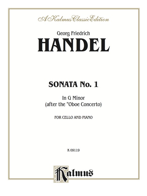 Cover image for book Sonata No. 1 in G Minor: For Cello and Piano