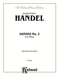 Cover image: Sonata No. 2 in D Minor: For Cello and Piano 1st edition 9780769295152