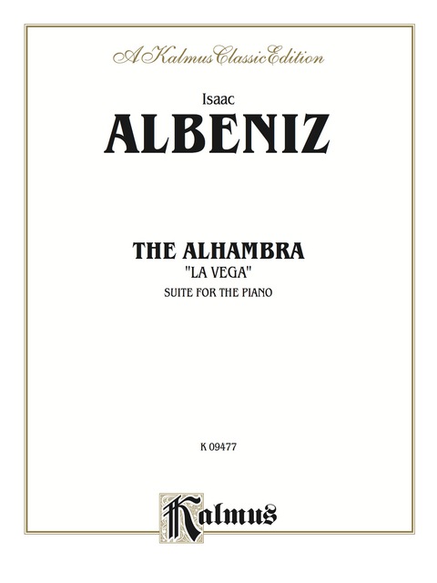 Cover image for book The Alhambra: For Intermediate to Advanced Piano Solo