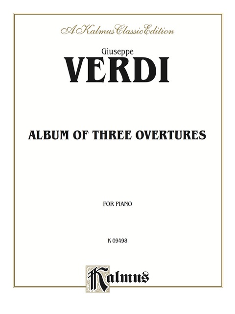Cover image for book Album of Three Overtures: For Piano