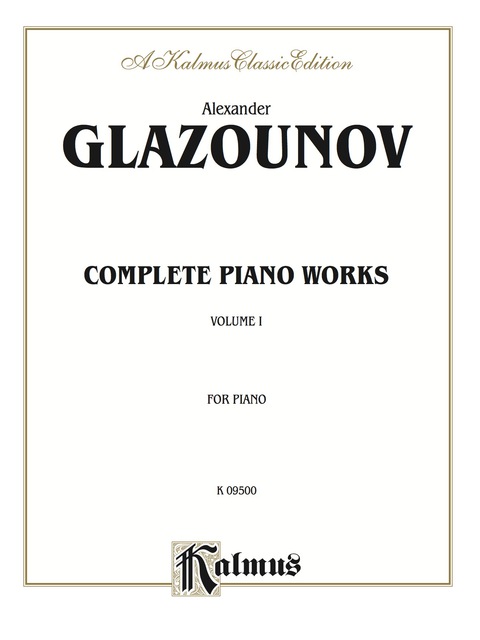 Cover image for book Complete Works, Volume I: For Intermediate to Advanced Piano