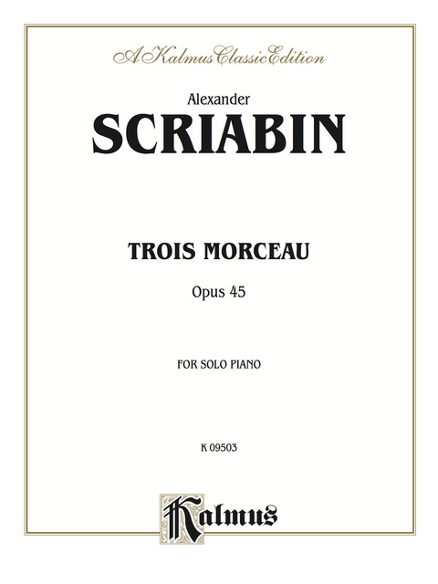 Cover image for book Trois Morceaux: For Piano