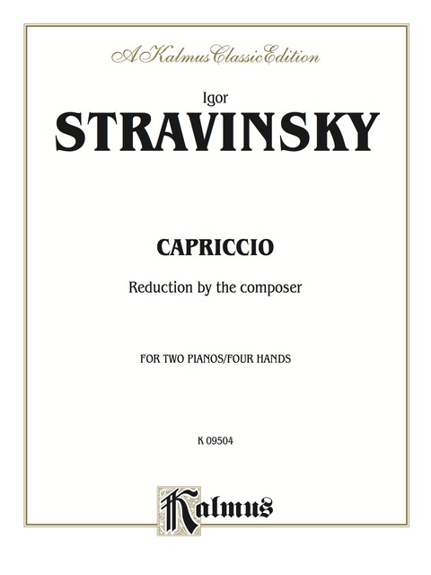 Cover image for book Capriccio: Piano Duo/Duet (2 Pianos, 4 Hands)