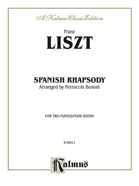 Cover image for book Spanish Rhapsody: Piano Duo/Duet (2 Pianos, 4 Hands)