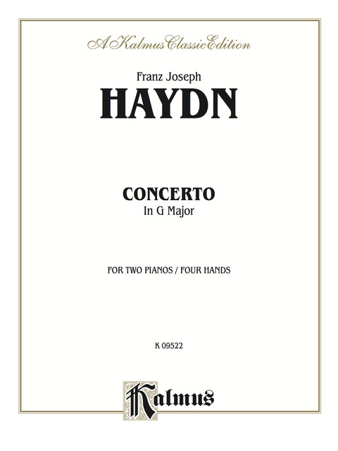 Cover image for book Piano Concerto in G Major: Piano Duo/Duet (2 Pianos, 4 Hands)