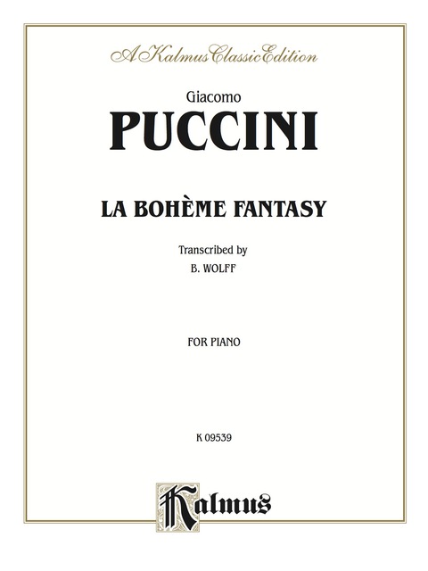 Cover image for book La Boheme Fantasy: For Intermediate to Advanced Piano Solo