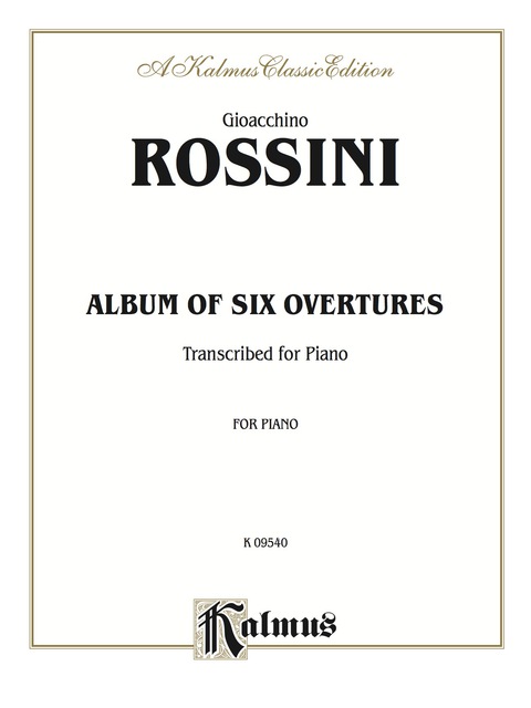 Cover image for book Album of Six Overtures: For Piano