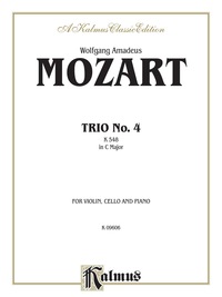 Cover image: Trio No. 4 in C Major, K. 548: For Violin, Cello and Piano 1st edition 9780757903823