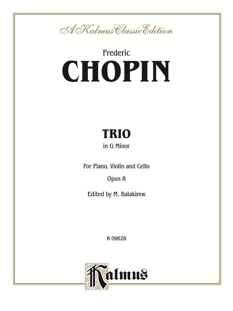 Cover image for book Piano Trio in G Minor, Opus 8 : For Piano, Violin and Cello