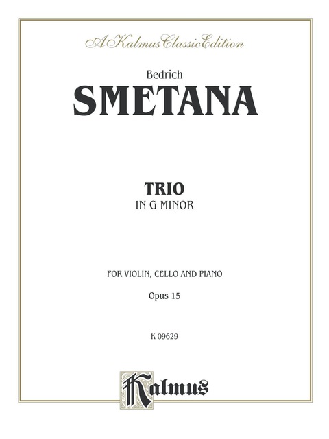 Cover image for book Trio in G Minor, Opus 15: For Violin, Cello and Piano