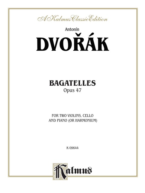 Cover image for book Bagatelles, Opus 47: For String Chamber Quartet