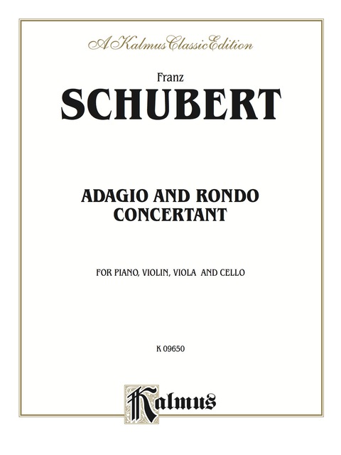 Cover image for book Adagio and Rondo Concertante in F Major: For Mixed String Ensemble