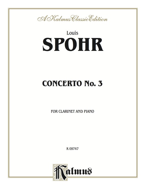 Cover image for book Clarinet Concerto No. 3: For B-flat Clarinet Solo