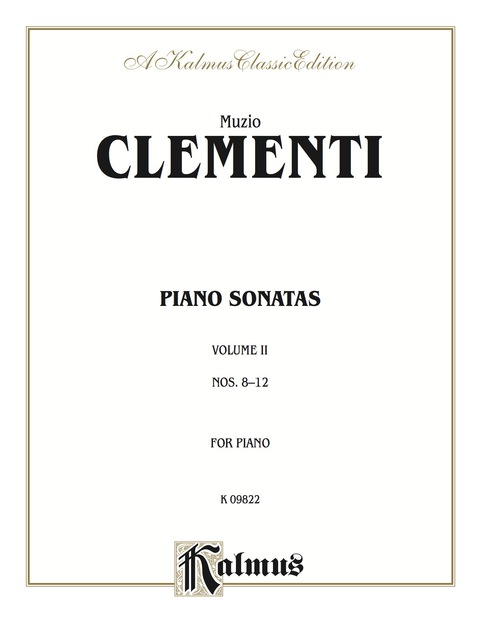Cover image for book Piano Sonatas, Volume II (Nos. 8-12)
