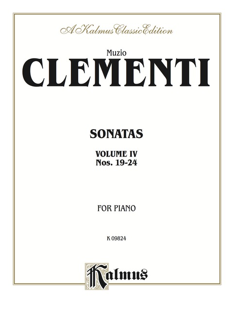 Cover image for book Piano Sonatas, Volume IV (Nos. 19-24): For Advanced Piano