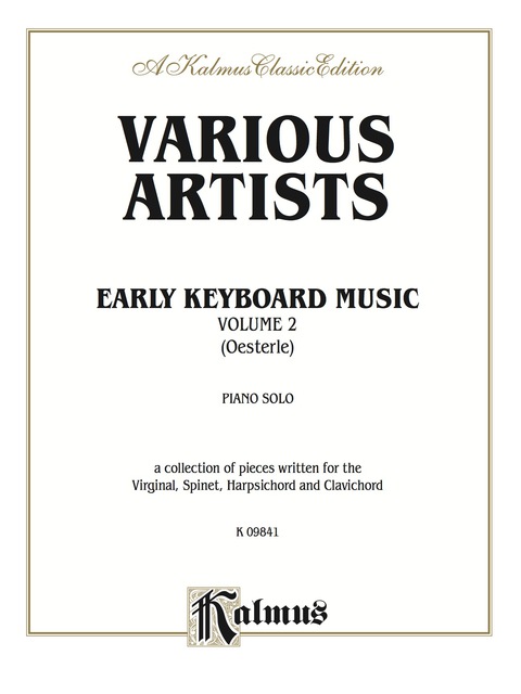 Cover image for book Early Keyboard Music, Volume II: For Advanced Piano