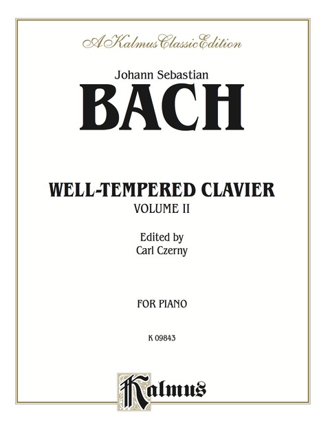 Cover image for book The Well-Tempered Clavier, Volume II: Piano Collection