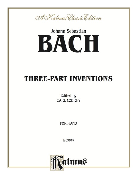 Cover image for book Three-Part Inventions: For Piano