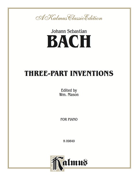 Cover image for book Three-Part Inventions: For Piano