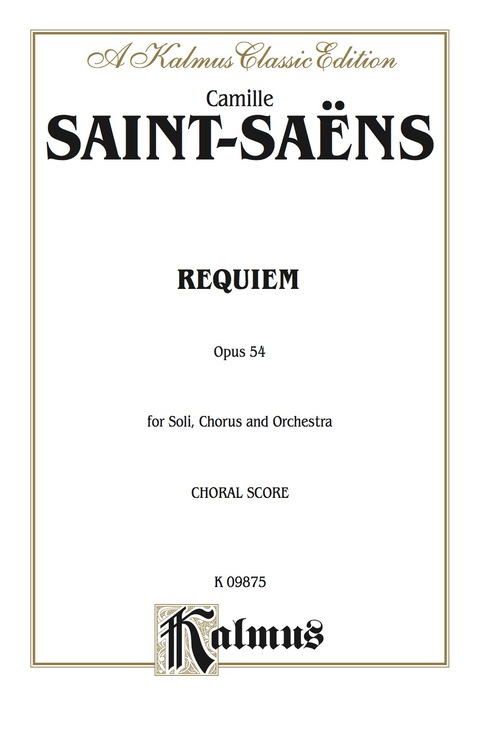 Cover image for book Requiem, Op. 54: SATB with SATB Soli Choral Worship Cantata
