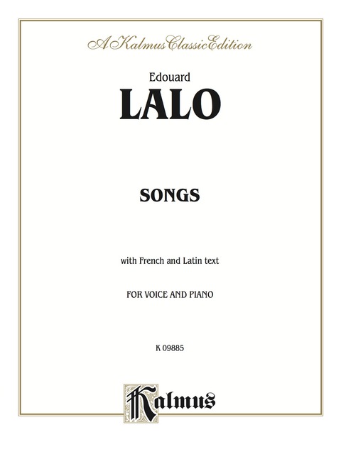 Cover image for book Songs for Voice and Piano (with French Text): Vocal Collection
