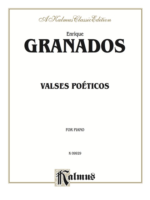 Cover image for book Valses Poéticos: For Piano