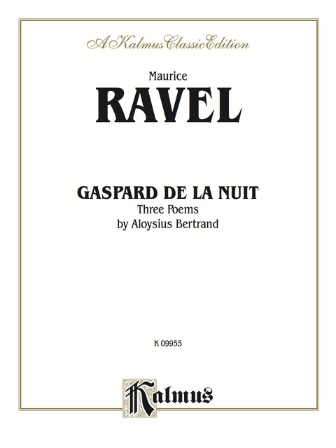 Cover image for book Gaspard de la nuit: For Intermediate to Advanced Piano Solo